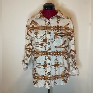 BKE Aztec Button-Up